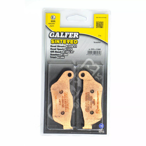 Galfer Brake Pad Sinterned Scooter FD355G1380