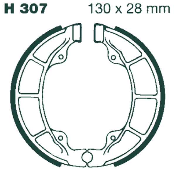 EBC Brake Shoe Padrão H307
