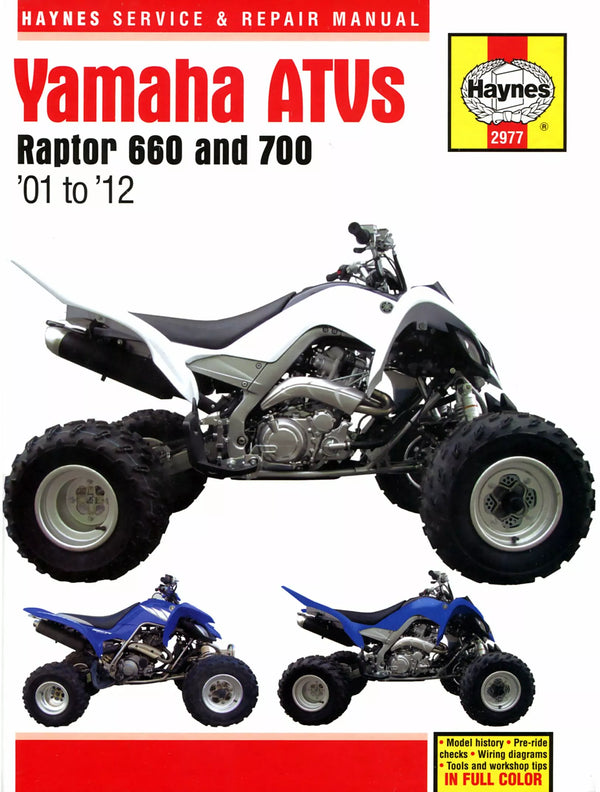 Haynes Yamaha Raptor 660 e 700 A 2977