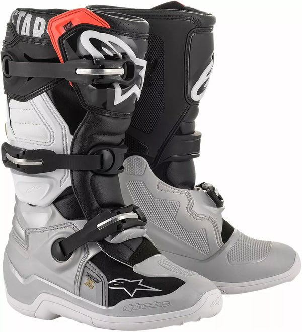 Alpinestars (MX) Tech7s BK/Si/WT/GD 8 2015017-1829-8