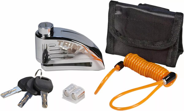 Alarme de cromo do disco de trava trimax 10mm tal88