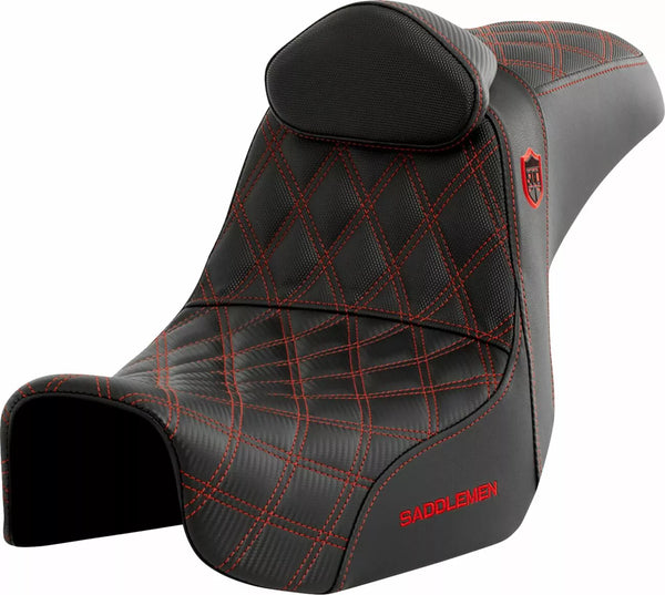 Saddlemen Seat SDC Perf Gripper com BR Red SC80604RedRT