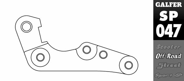 Adaptador de pinça de freio Galfer SP047