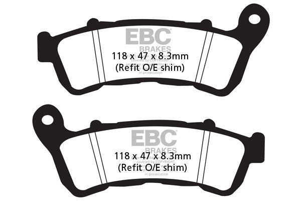 EBC Brake Pad Epfa seu ext Pro Epfa388HH