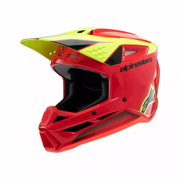 Alpinestars (MX) Superfície de capacete SM3 Fry RD/YL/BK Y 8301725-3051 -S