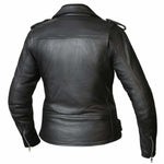 Ozone Lady Mc Leather Jacket Ramones Black