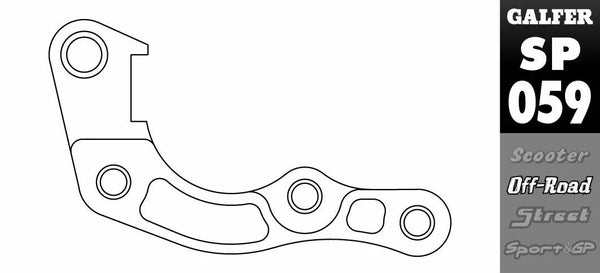 Adaptador de pinça de freio Galfer SP059