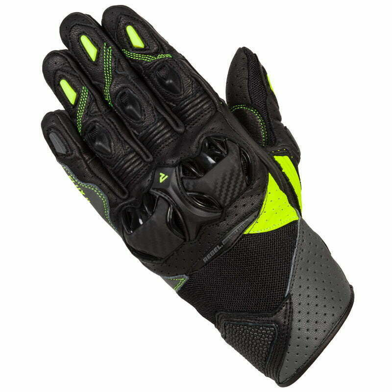 Rebelhorn Women MC Gloves Flux II Black /Flu