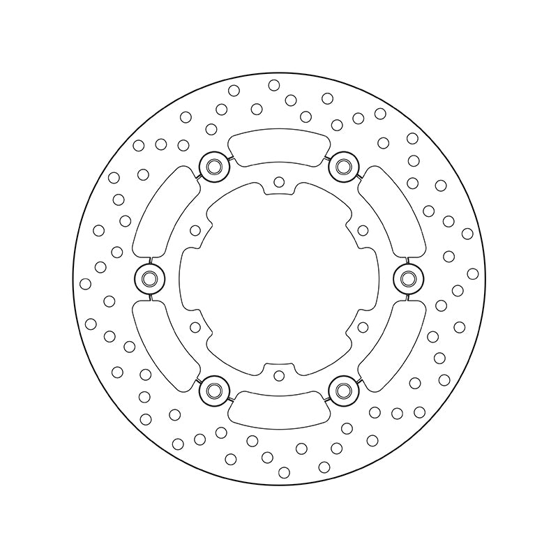 BREMBO Serie Oro Round Floating Brake Disc 78B40833