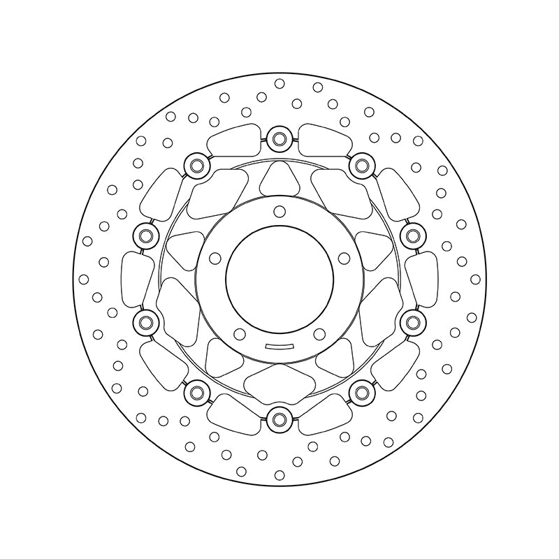 BREMBO Serie Oro Round Floating Brake Disc 78B40868