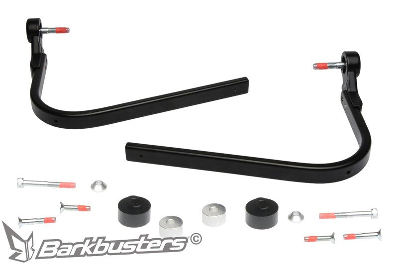 Barkbusters Universal Hardware Kit Marra de ponto único Final Black STM-007-02-NP