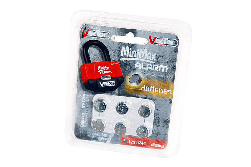 Vector Minimax+ Alarme Bateria - 1,5V (6 unidades) baterias secas