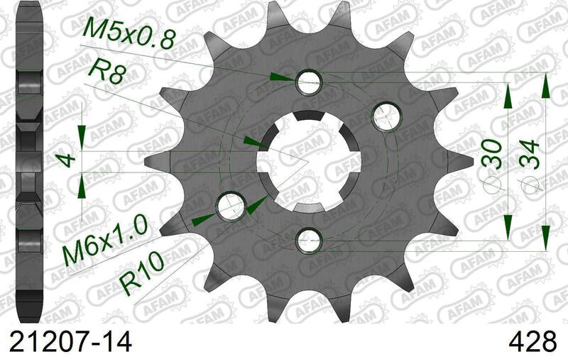 AFAM STEIL STACH Sprock 21207 - 428