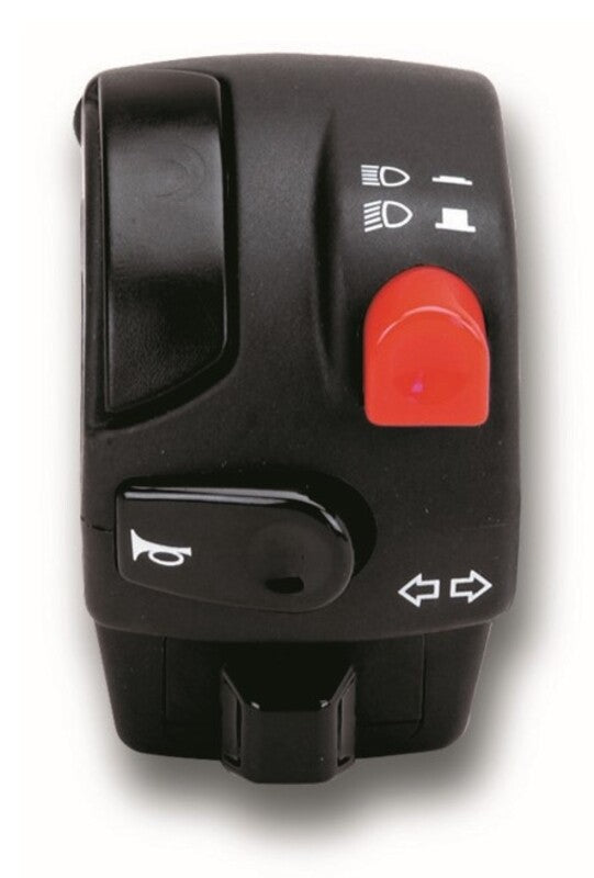 Chave de sinal Domino esquerdo preto 0068aa.9a.04-04