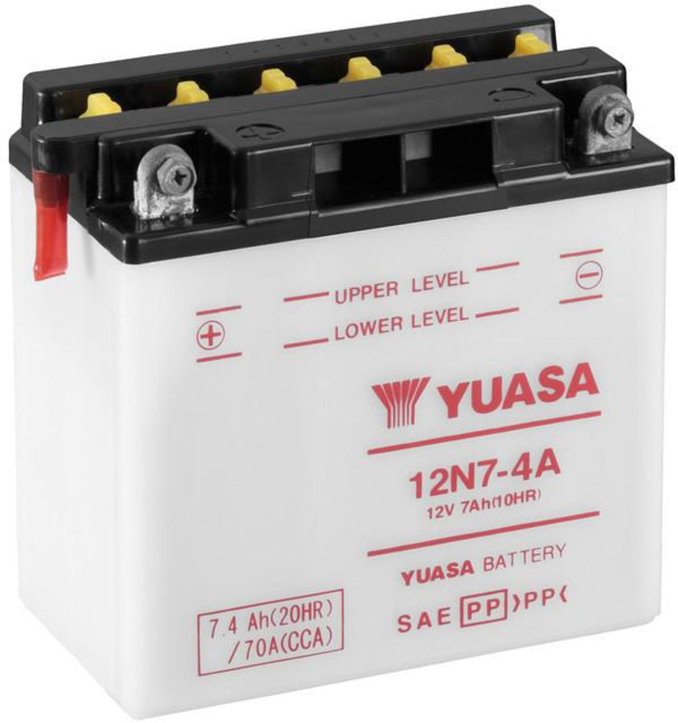 Yuasa Battery Conventional Without Acid Pack - 12N7-4a