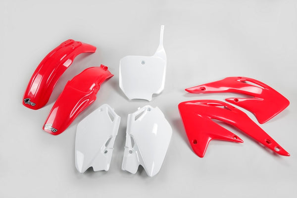 Kit de plástico OVNI OEM cor vermelha/branca Honda Cr85r/RB Hokit109@999