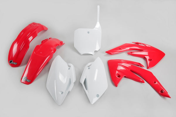 UFO KIT PLÁSTICO OEM COR RED/BRANCO HONDA CRF150R/150F HOKIT111@999