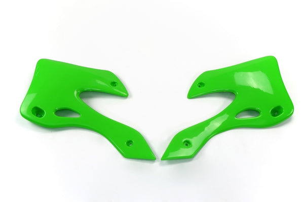 O Radiator Caps OVNIs Green Kawasaki KX125/250 KA03720#026