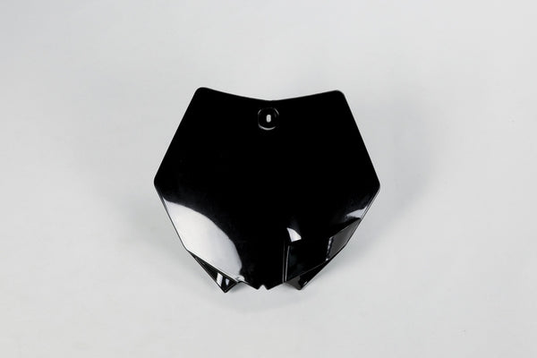 Placa de número frontal de UFO preto ktm sx85 kt04041@001