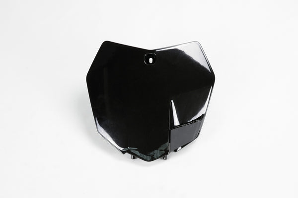 Placa de número frontal de UFO preto ktm kt04051@001