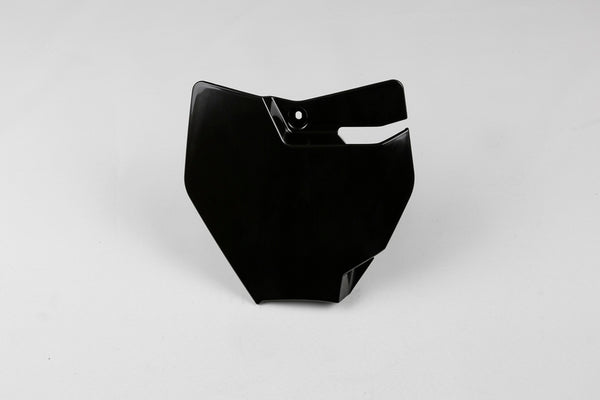 Placa de número frontal de UFO preto ktm sx65 kt04074#001