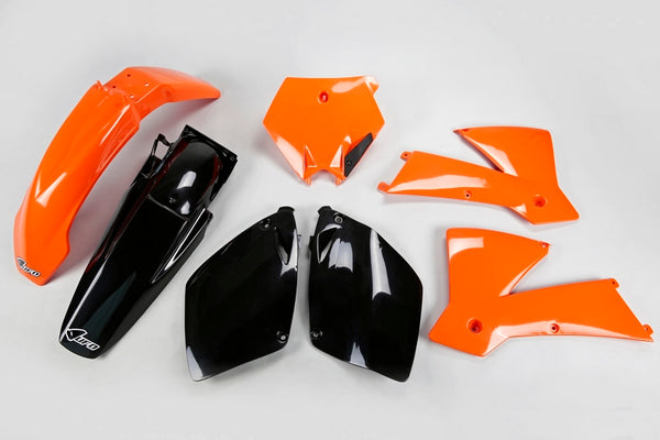 Kit de plástico OV UFO cor laranja/preto ktm ktkit501b@999
