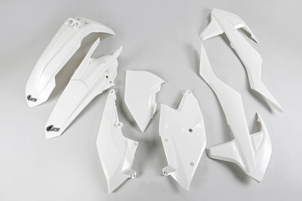 UFO Plastic Kit White KTM KTKIT518@047