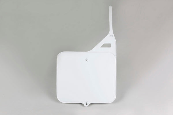 Placa de número frontal da OVNI Branco Suzuki RM125/250 SU02910#041