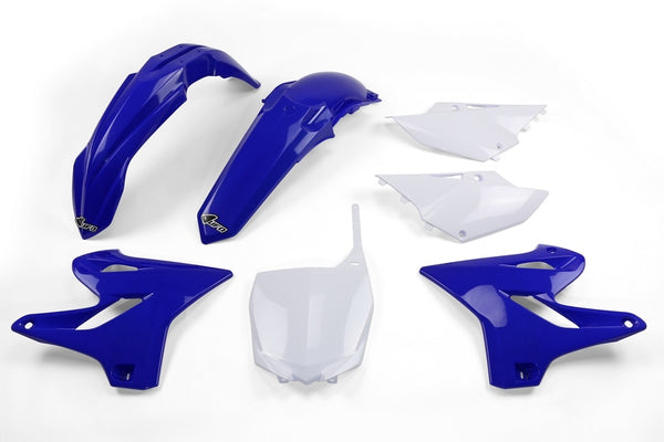 UFO Plastic Kit OEM Color Blue/White Yamaha YZ125/250 YAKIT319@999 