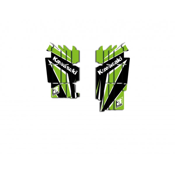 Blackbird Dream Graphic 4 Radiator Louver's Decalkit - Kawasaki KXF - A404N