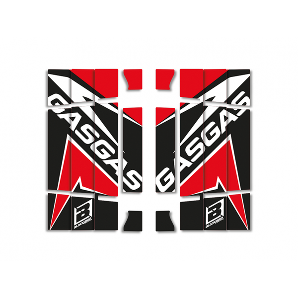 Blackbird Dream Graphic 4 Radiator Louver's Decalit - Gas - A900n
