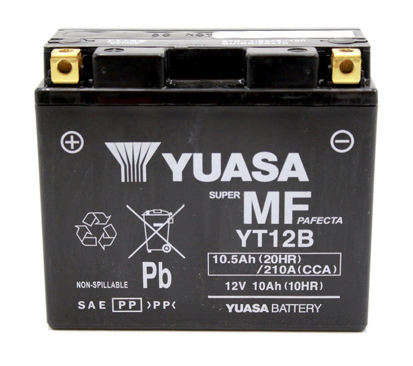 Yuasa Manutenção -Bateria de Factory livre -YT12B -FA