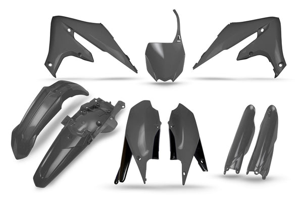 Kit de plásticos OVNIs cinza - yamaha yakit323@222