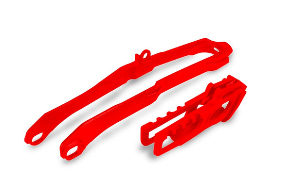 Slider de corrente UFO + Guia da corrente - Red Honda CRF250/450R/RX HO05611@070