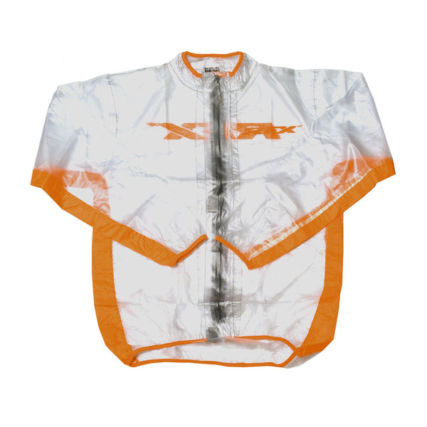 RFX Sport Wet Jacket (Clear/Orange) Size Youth Size L (10-12) FXWJ102yl55or