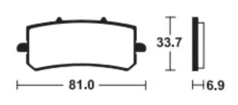 Tecnium Sinterned Metal Breai Pachots - Mtr462 1121580