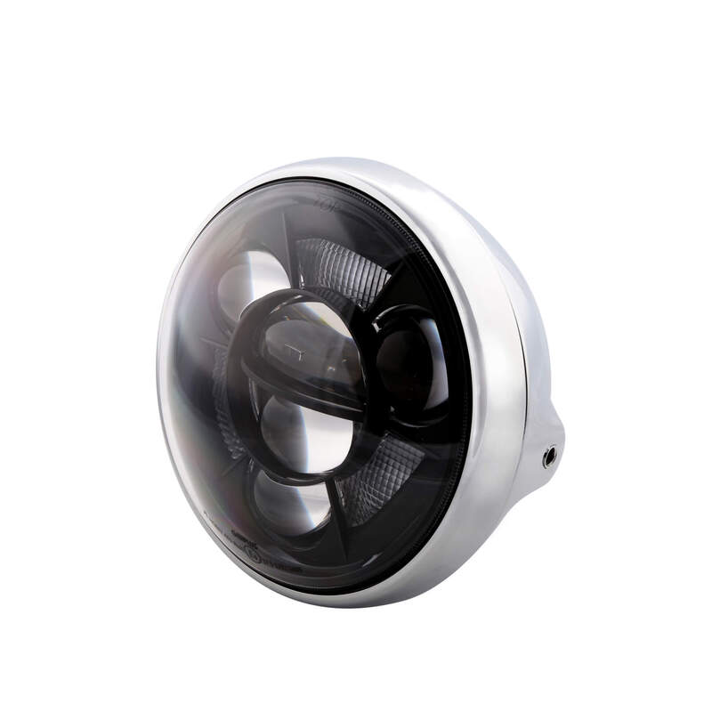 Highsider Britishle Type 11 polegadas LED LED FARECTIL COM TFL 223-295