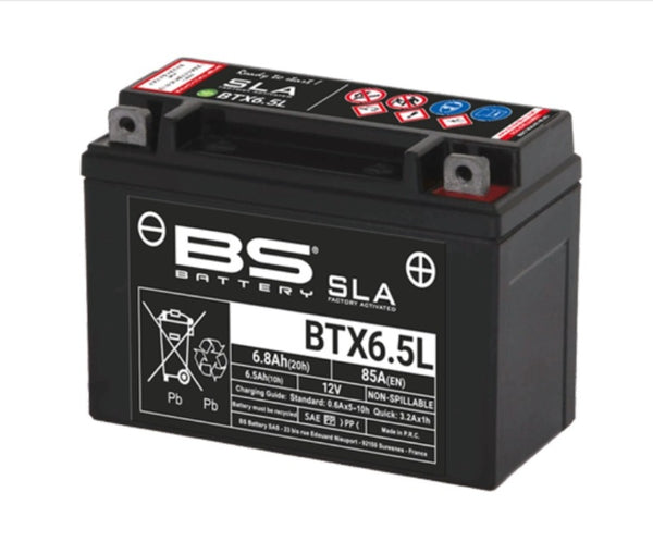BS Battery SLA Manutenção de bateria Factory Factory ativado - BTX6.5L