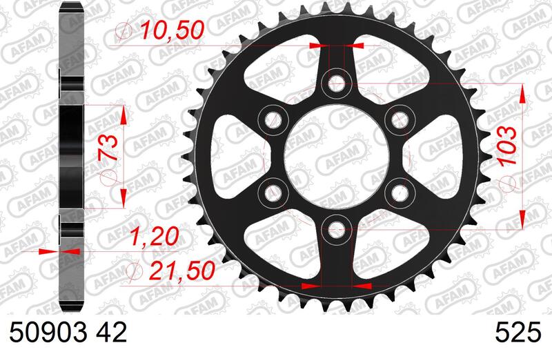 AFAM STEIL STACH SPROCK 50903 - 525