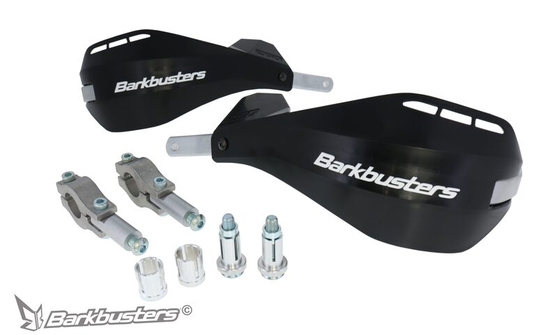 Barkbusters ego guarda-mãos-Two Point Mount (reto 22mm) ego-2010-00-bk