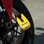 Oxford Monster Disc Lock - amarelo de 36m