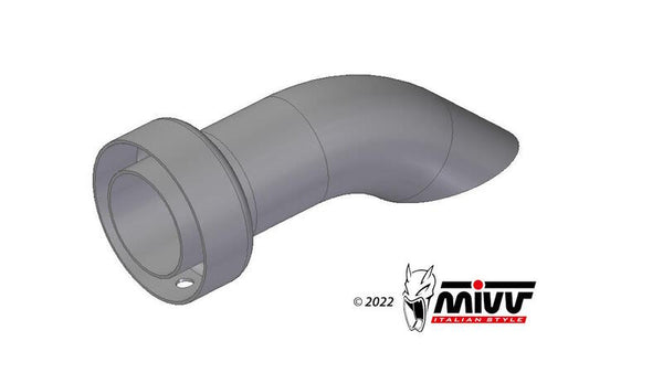 MIVV Spareparts DB-Killer 50.DK.187.0 ljuddämpare reservdel i metall för avgassystem, perfekt för fordonstillbehör och reparationer.