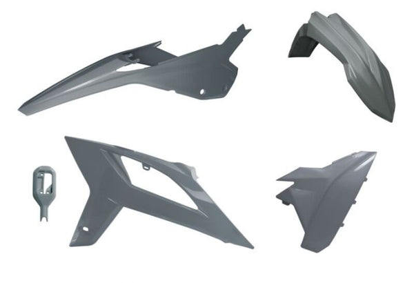 Kit de plástico racetech 4 peças-replica cinza para beta (R-Kitbet-Gr0-520)