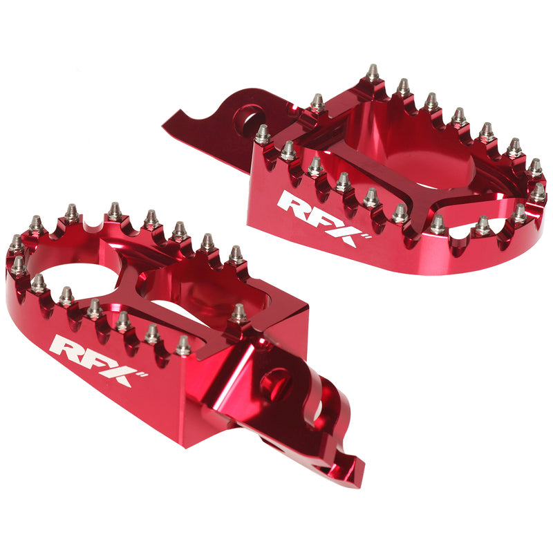 RFX Pro Footrests - Red FXFR8010099RD