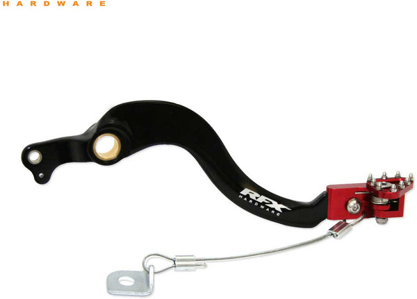 Pedal de freio traseiro RFX Pro ft - preto/vermelho FXRB1090099RD