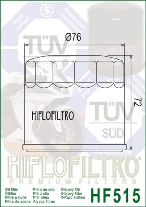 Filtro de óleo Hiflofiltro - HF515 HF515