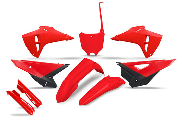 UFO FULL PLASTICS KIT WITH FORK Guards - Oem Color Hokit127f@999