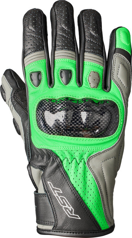 RST STUNT 3 CE GLOVES - Neon Green 102123NEO -08