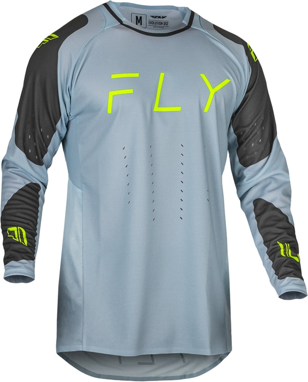 Fly Racing Evolution DST Jersey - Gelo Cinza/Carvão/Neon Verde 377-121L