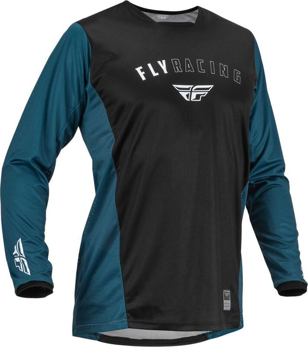 Fly Racing Patrol Jersey - ardósia azul/preto 376-652m